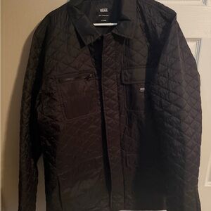 Vans Men's Black Quilted Drill Chore Jacket